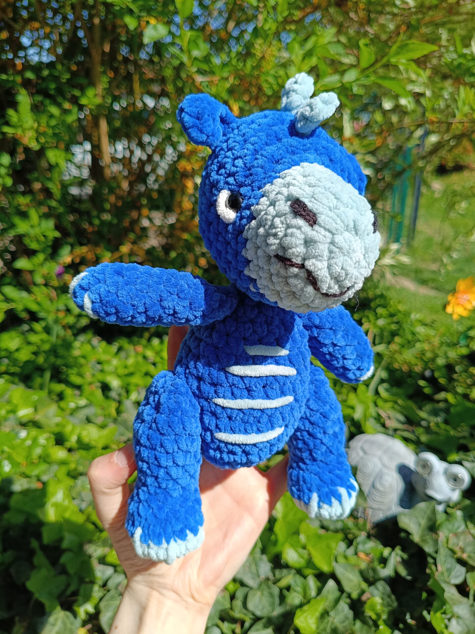 Dinosaure bleu